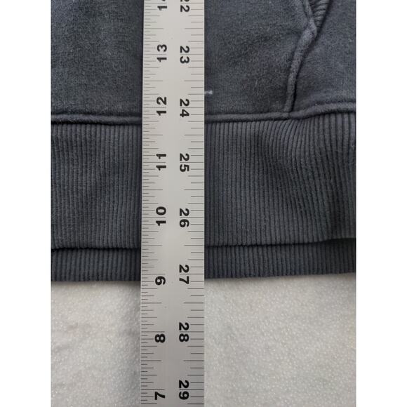 Mens Under Armour Cold Gear Threadborne Hoodie Size L Sleeve Spell Out Black - Picture 10 of 10